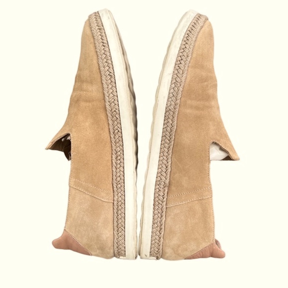 Vince Women’s Neutral Camel Suede Slip-on Espadrille Sneakers size 9.5 - Picture 5 of 10